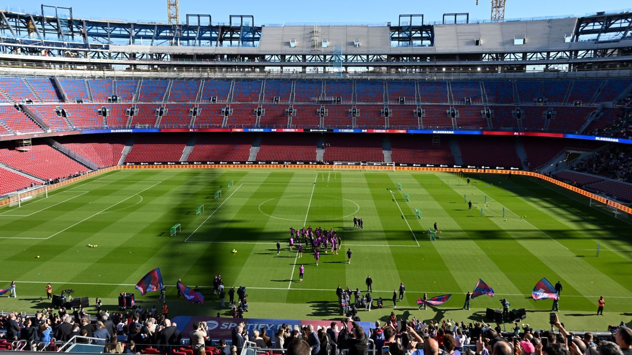 Barcelona Approaches Return to Camp Nou with Open Training Session