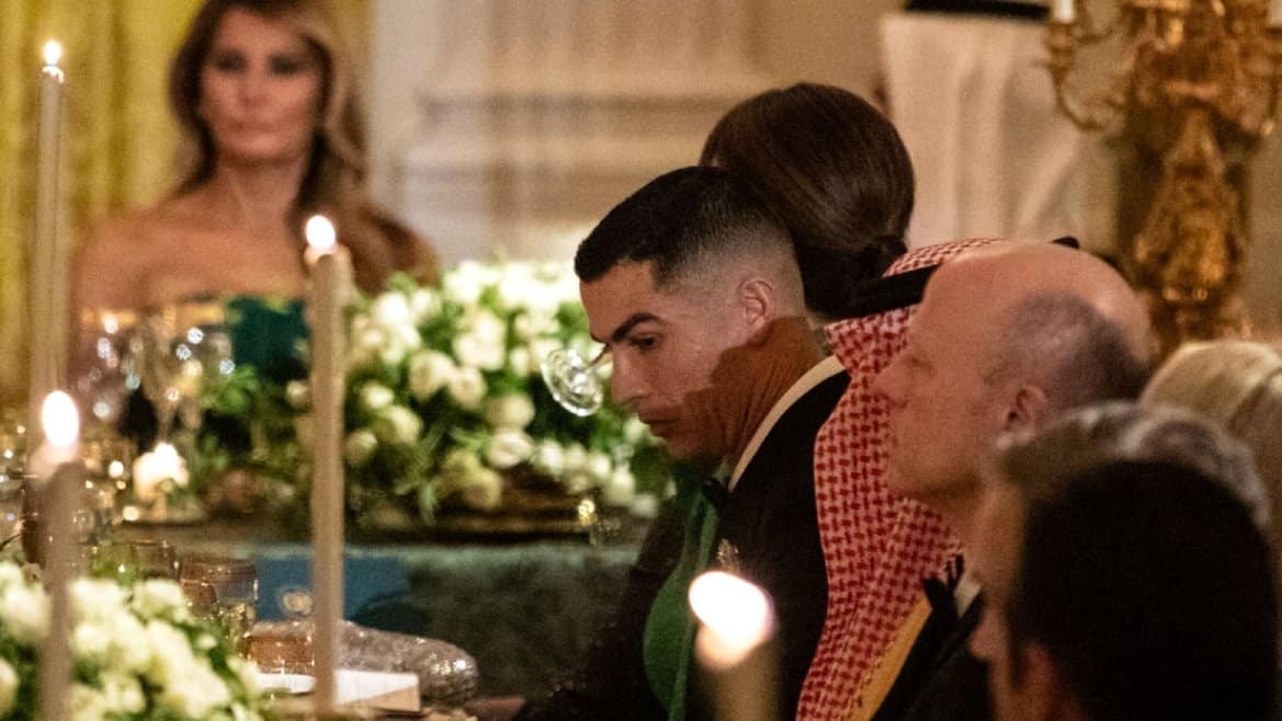 Cristiano Ronaldo Attends White House Dinner Honoring Saudi Crown Prince