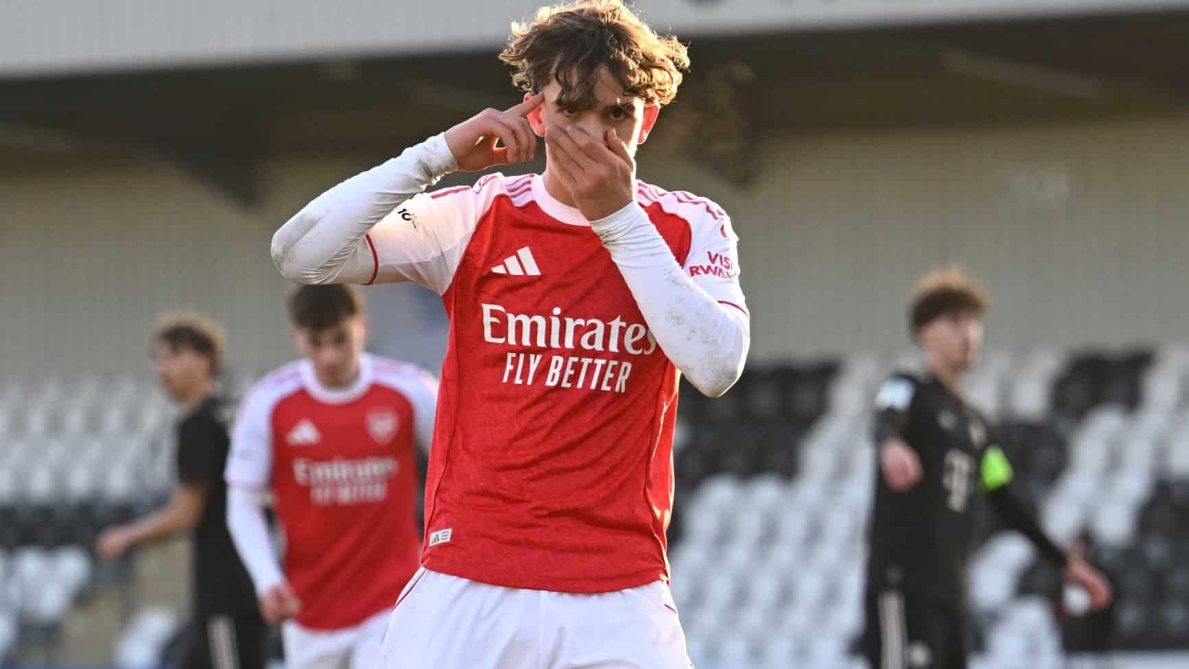 Dowman Shines as Arsenal U19s Secure Victory Over Bayern