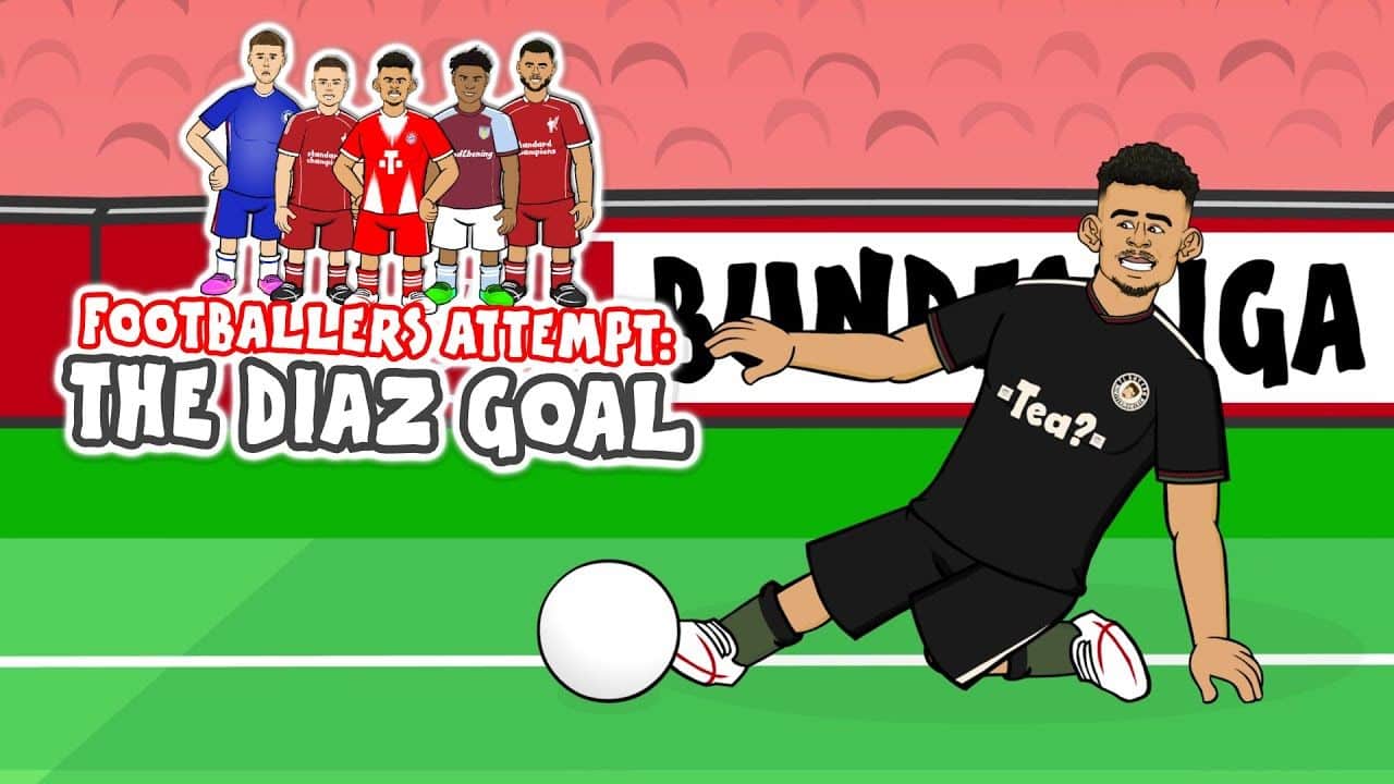 Football Stars Attempt to Recreate Luis Diaz s Stunning Goal