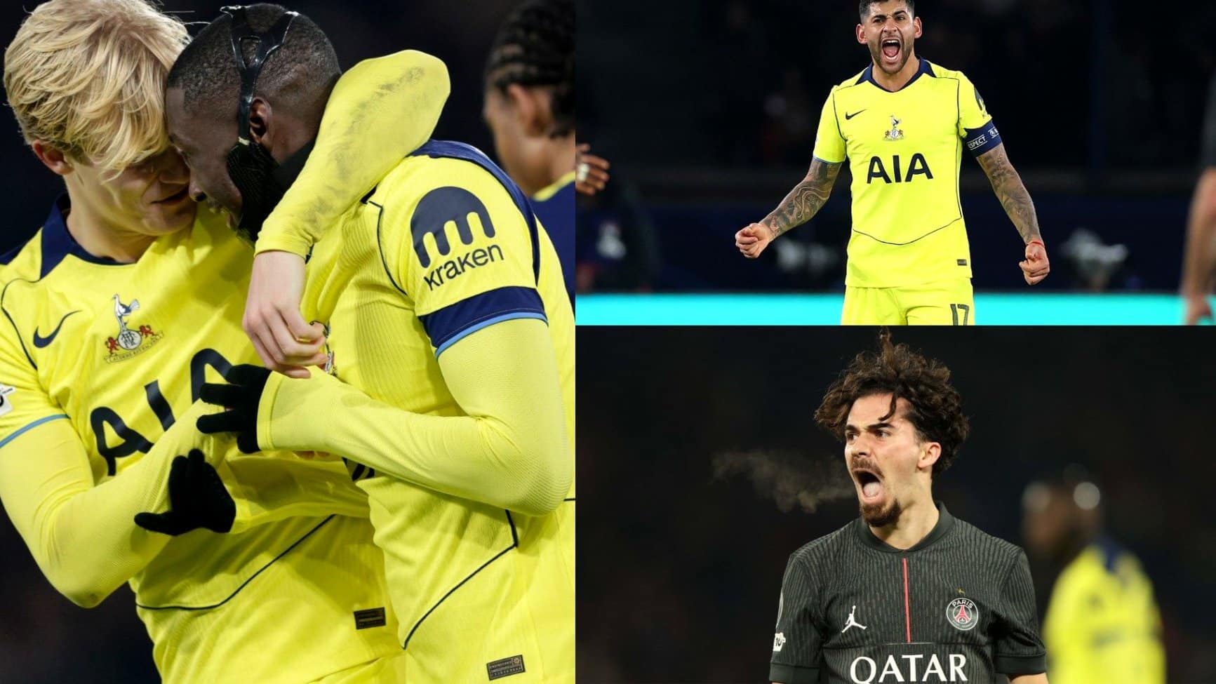 Match Analysis Player Ratings from Spurs Defeat Against PSG