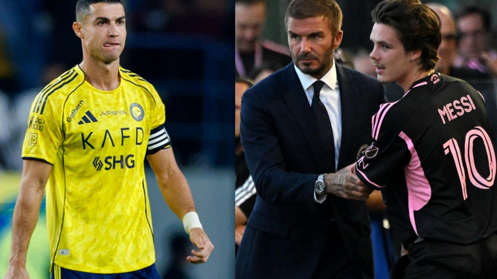 Ronaldo and Beckham A Playful Exchange on Fame and Fitness